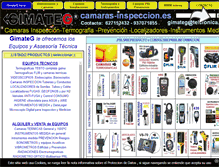 Tablet Screenshot of camaras-inspeccion.es