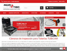 Tablet Screenshot of camaras-inspeccion.com
